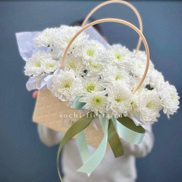 Сумочка с хризантемами в Иркутске