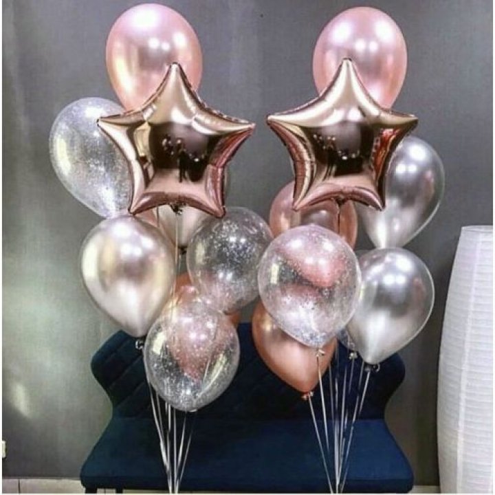 Фонтаны шаров "Дубль старт" в Иркутске