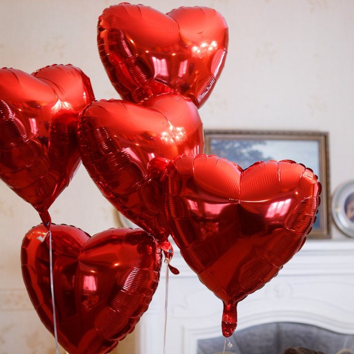Фольгированный шар "Сердце" в Иркутске