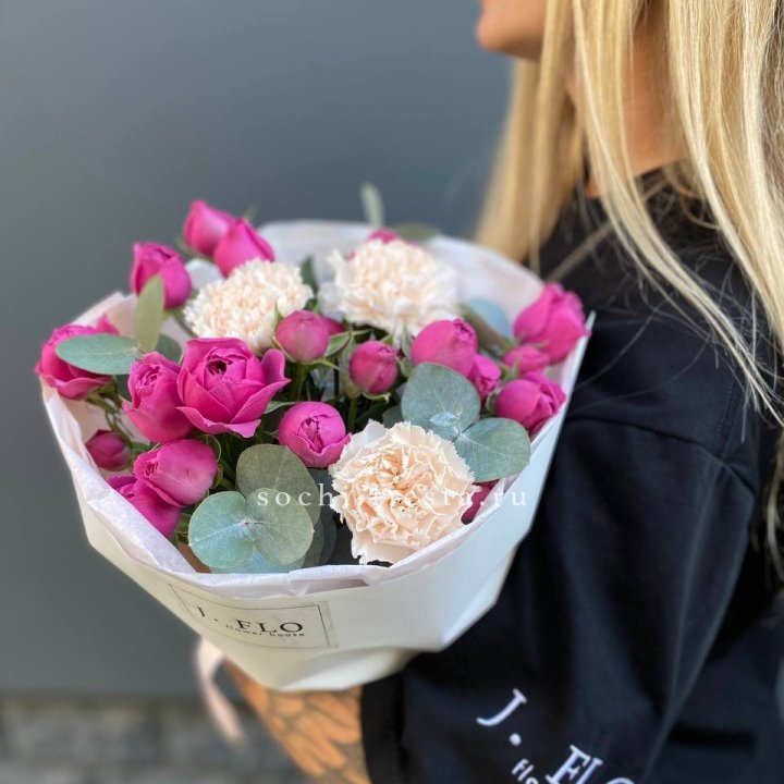 Букет с мисти бабблс №2 в Иркутске