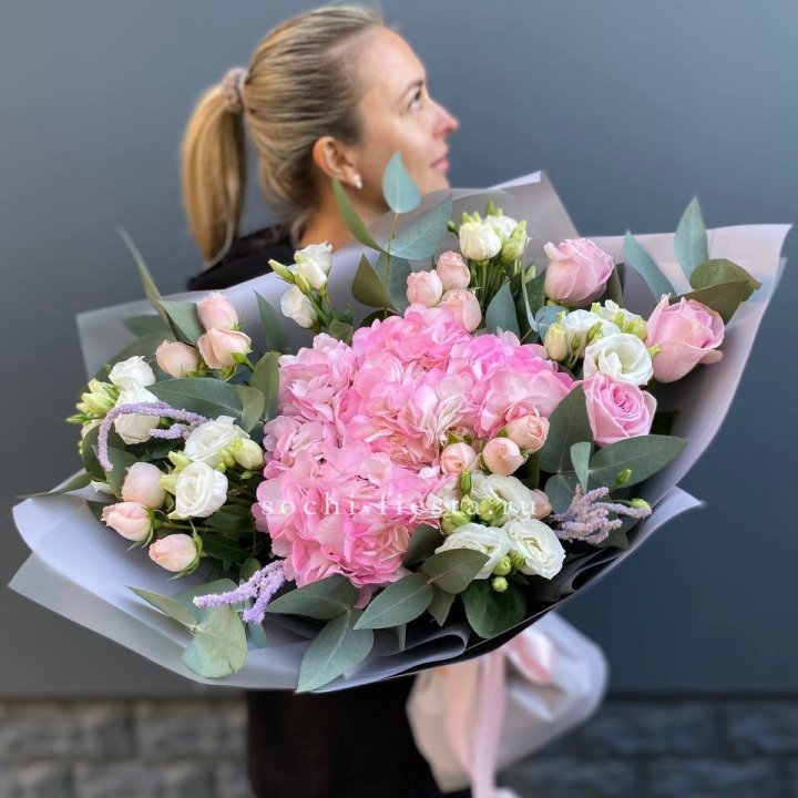 Дизайнерский букет "Кристал" в Иркутске