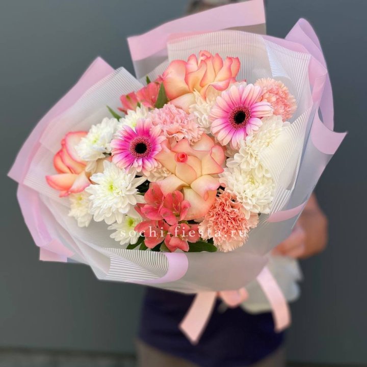 Яркий букет "Спринг" в Иркутске