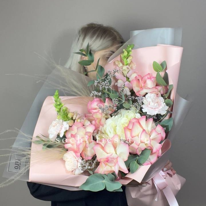  Букет  "Закат для неё" в Иркутске