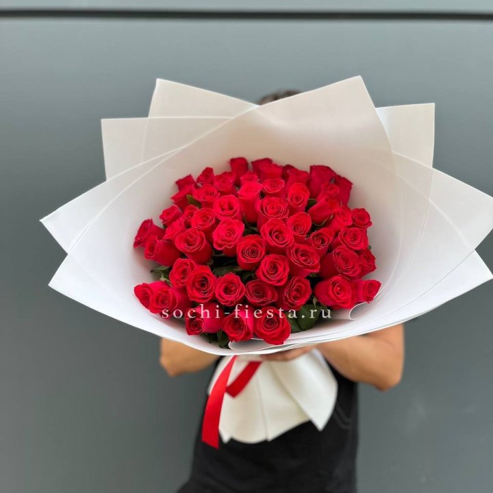51  красная роза в Иркутске