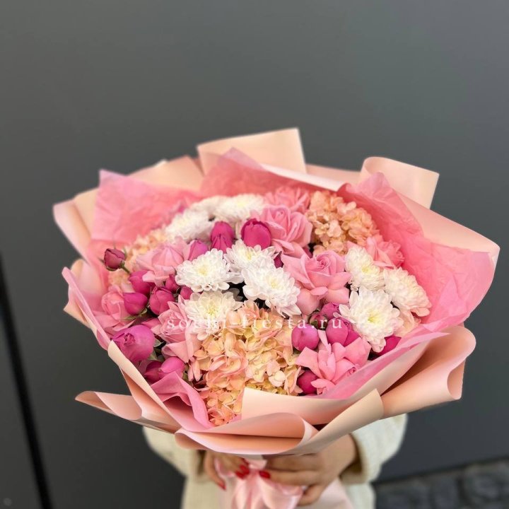 Букет "Нежное послание" в Иркутске