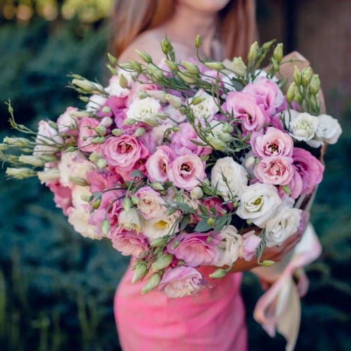 Букет эустом №1  в Иркутске