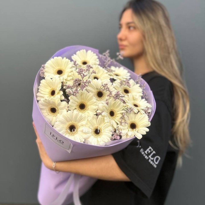 Букет голландских гербер "Лавандер" в Иркутске
