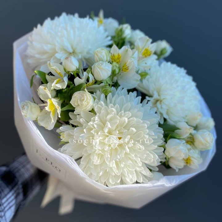 Букет из хризантем "Миранда" в Иркутске