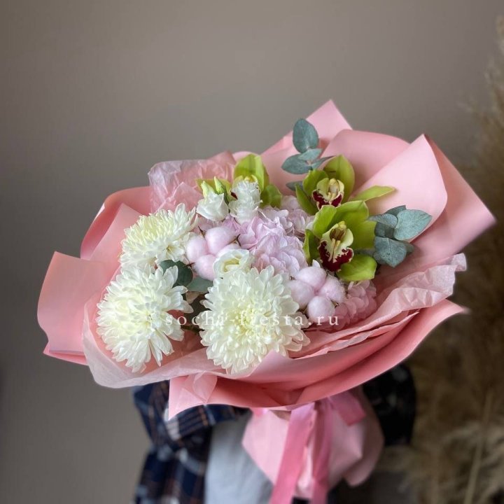  Букет с орхидеями "Вита" в Иркутске