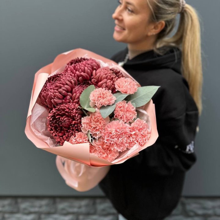 Дуо диантусы и бигуди в Иркутске