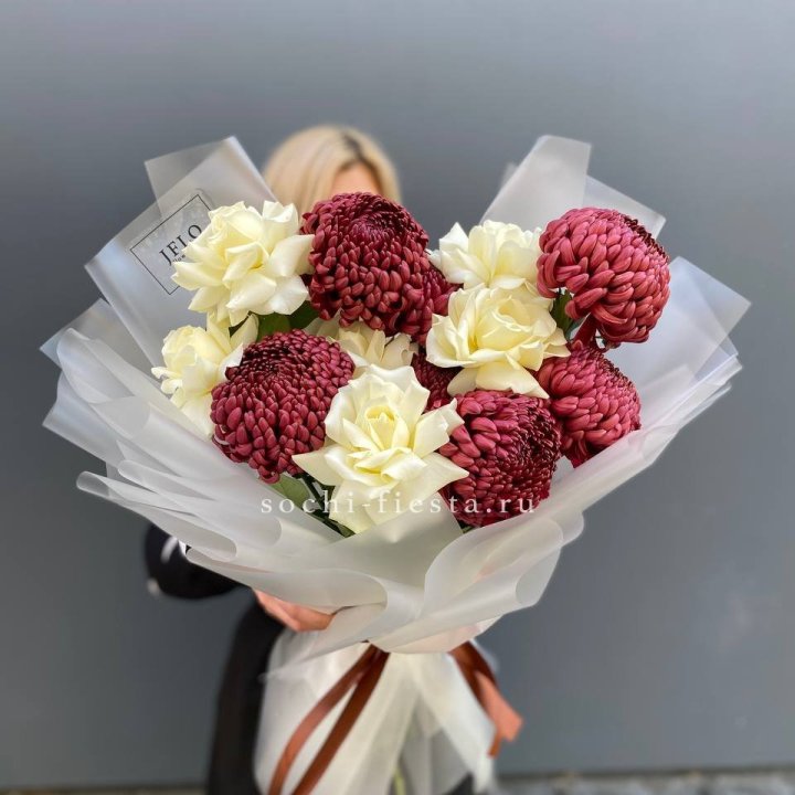 Дуо бигуди и розы в Иркутске