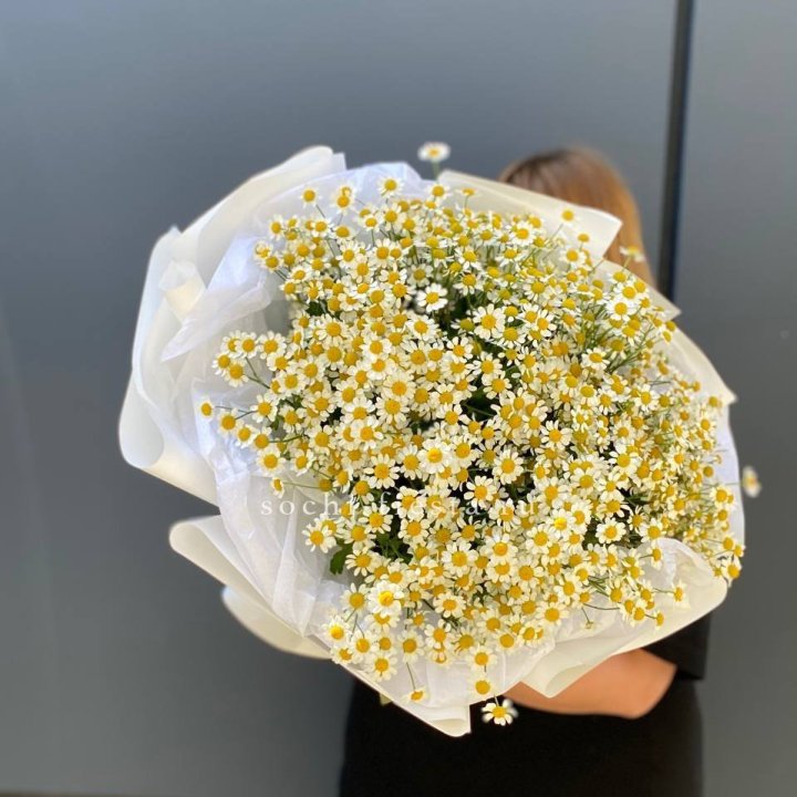Букет ромашек "Фемели" в Иркутске
