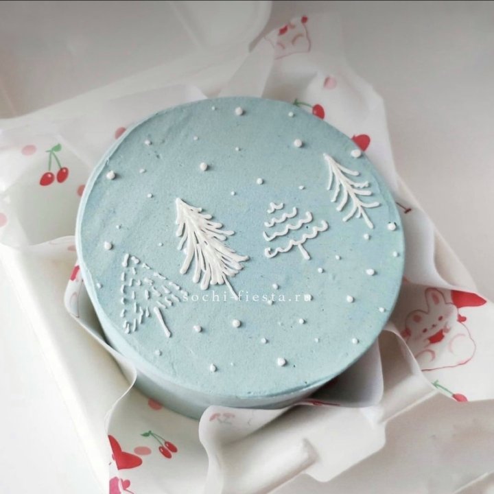 Бенто-торт "Елки" в Иркутске