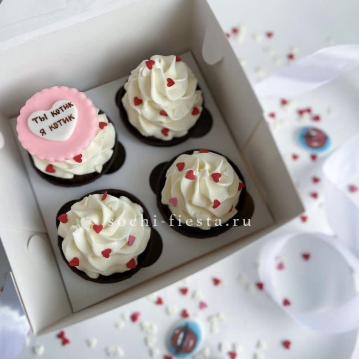 Набор капкейков "Для тебя" в Иркутске