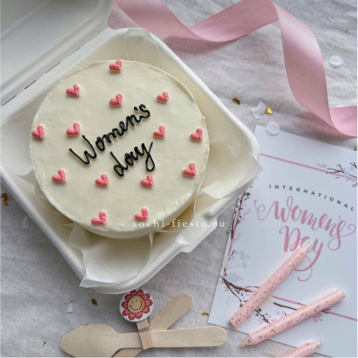 Бенто-торт "Дорогим женщинам"  в Иркутске