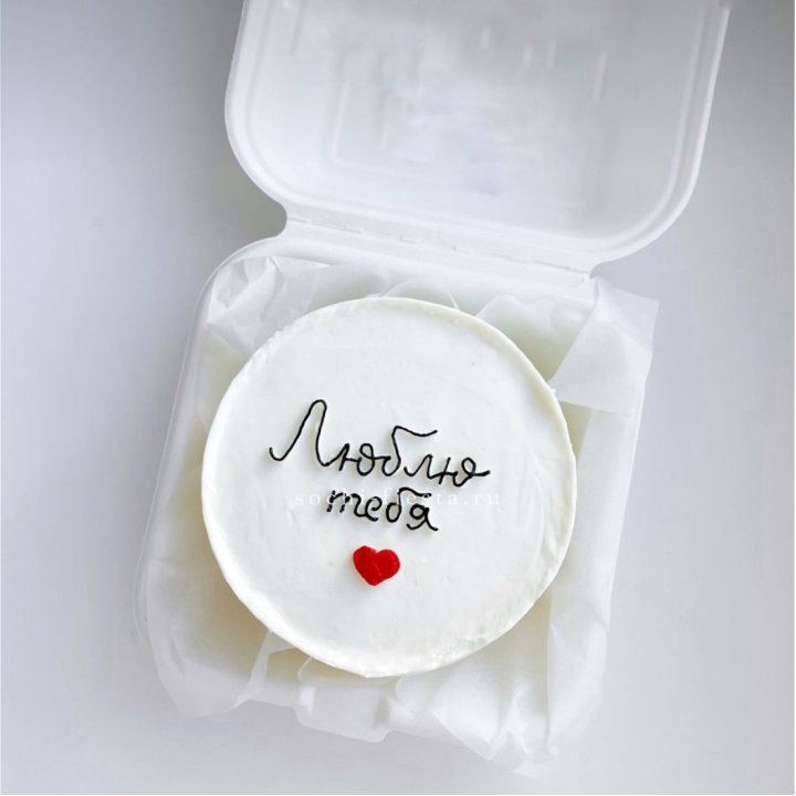 Бенто-торт "Люблю Тебя"  в Иркутске