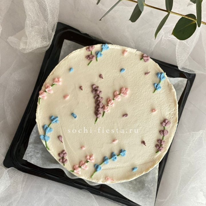 Бенто-торт "Лаванда" в Иркутске