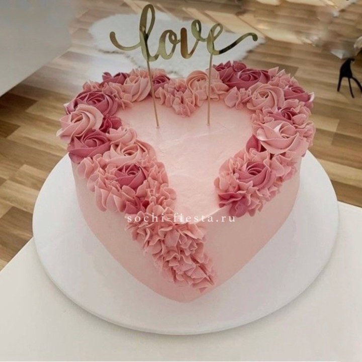 Торт "Сердце" 10 в Иркутске