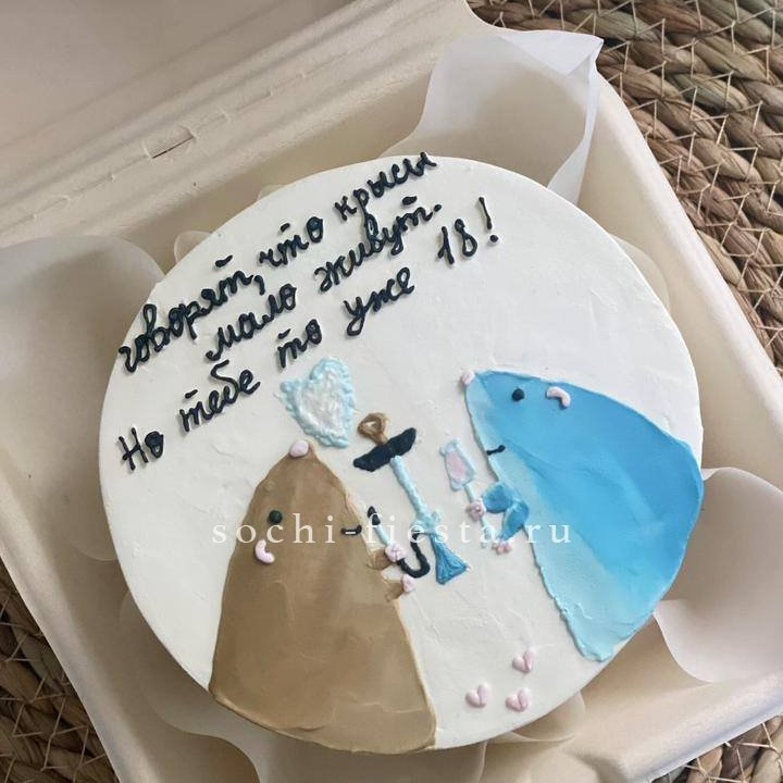 Бенто-торт "Крысы"  в Иркутске