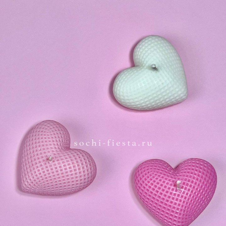 Набор свеч сердец в Иркутске