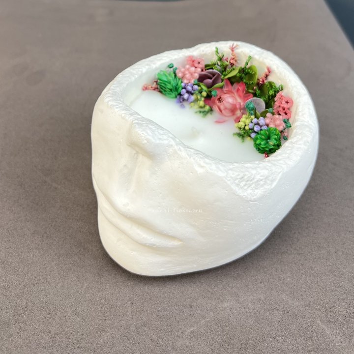 Свеча ароматическая в гипсе  в Иркутске