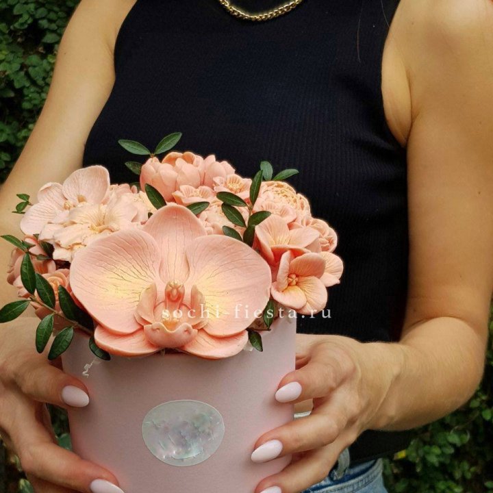 Шоколадный букет Орхидей в Иркутске