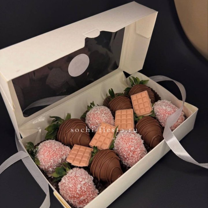 Клубника в шоколаде 10 ягод №2 в Иркутске