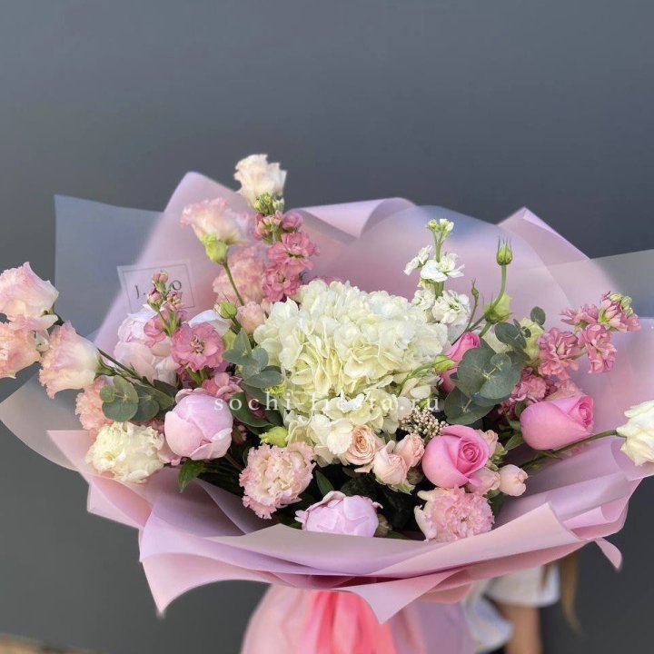 Дизайнерский букет "Фламинго" в Иркутске