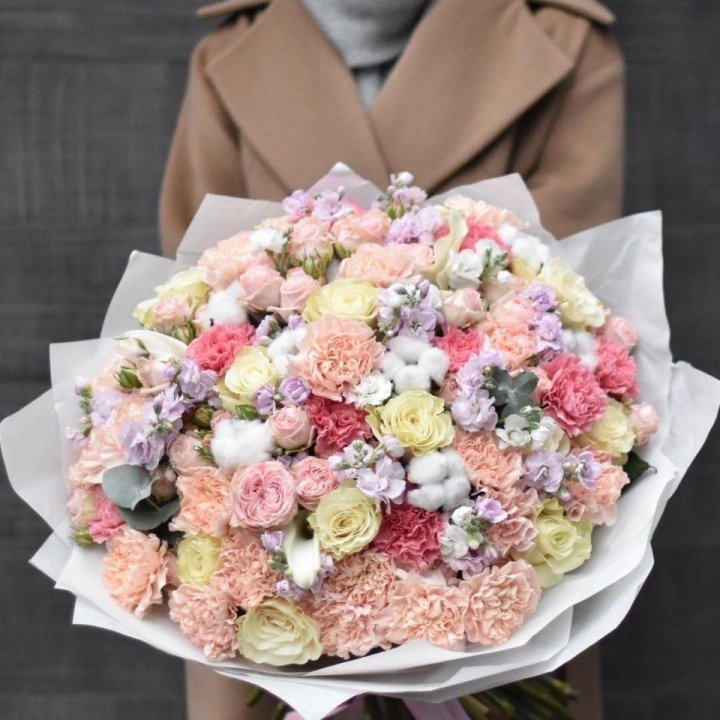 Макси-букет "Ванила" в Иркутске