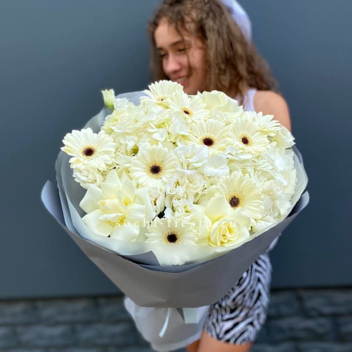  Букет "Вайт люксур" в Иркутске