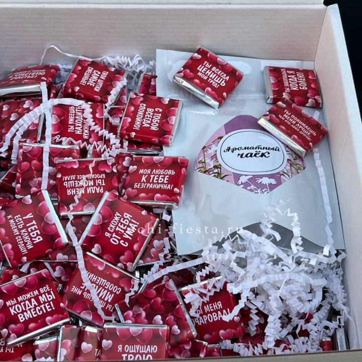 Набор Шоколад и Чай "101 причина любви" в Иркутске