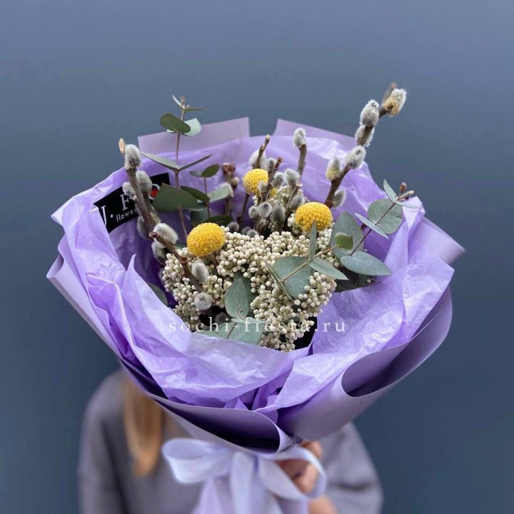 Букет с Вербой №1 в Иркутске