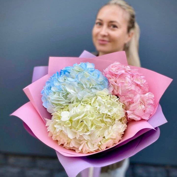 Букет гортензий "Тоника" в Иркутске