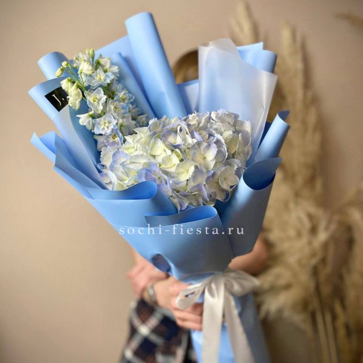Гортензия "Блю скай" в Иркутске
