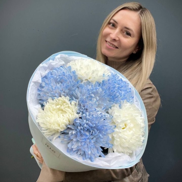 Букет из 7 хризантем  в Иркутске