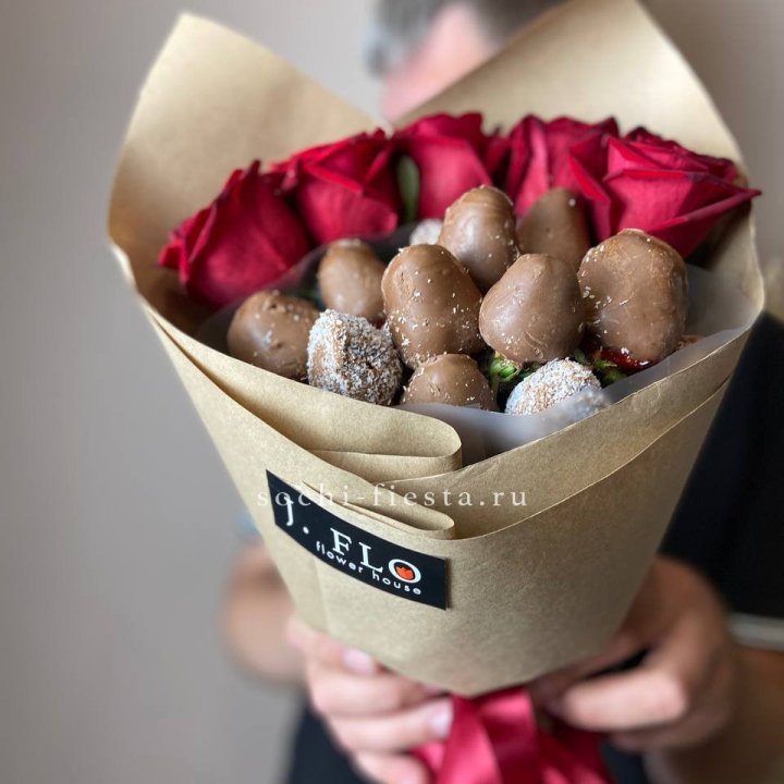 "Тандем с шоколадной клубникой" в Иркутске