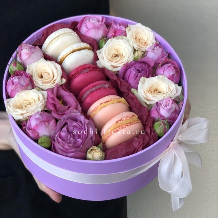 Цветочный бокс "Лаванди" в Иркутске