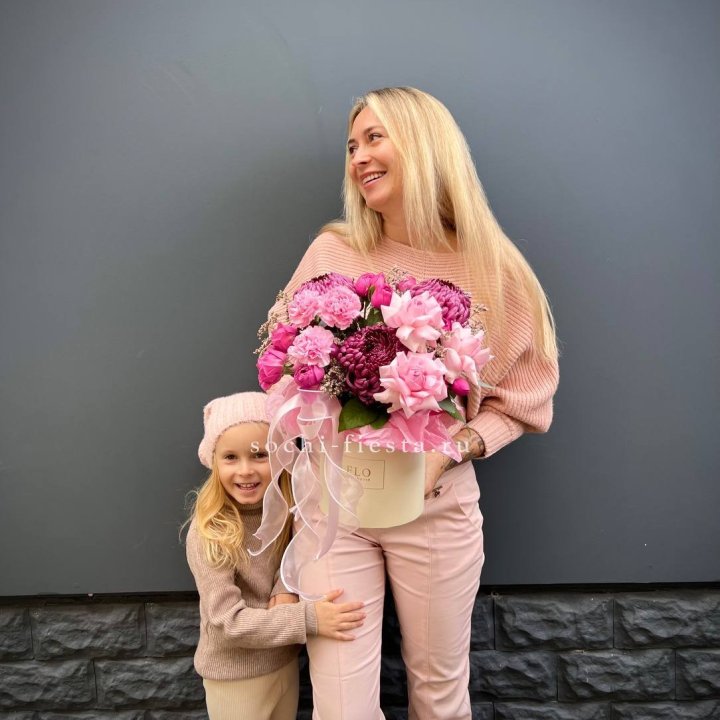 Цветочный бокс "Альба" в Иркутске