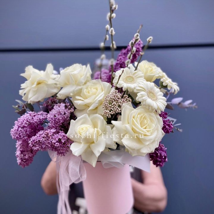 Цветочный бокс "Светлое Воскресенье" в Иркутске