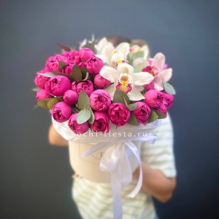 Бокс дуо мисти и орхидеи в Иркутске