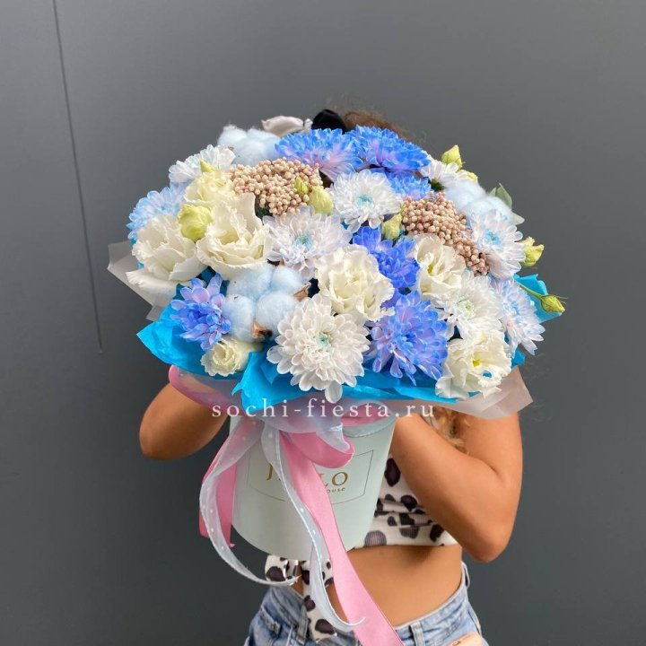 Коробка цветов  " Облако" в Иркутске