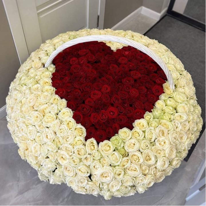 501 роза сердце в Иркутске