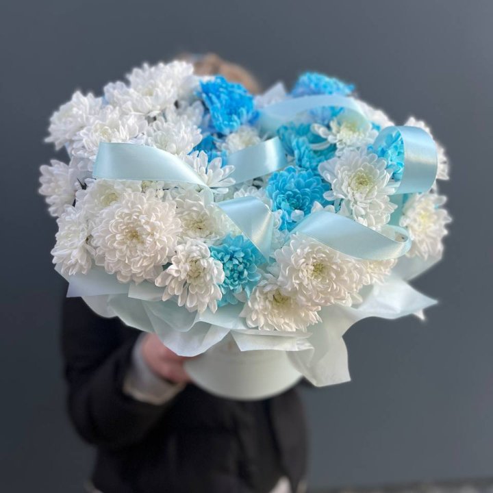 Хризнтемы в боксе в Иркутске