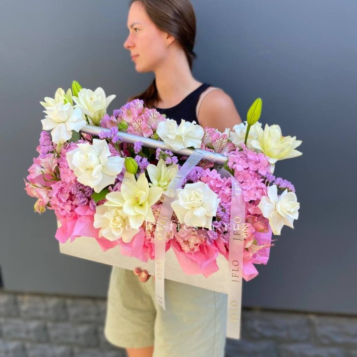 Большой бокс розовый в Иркутске