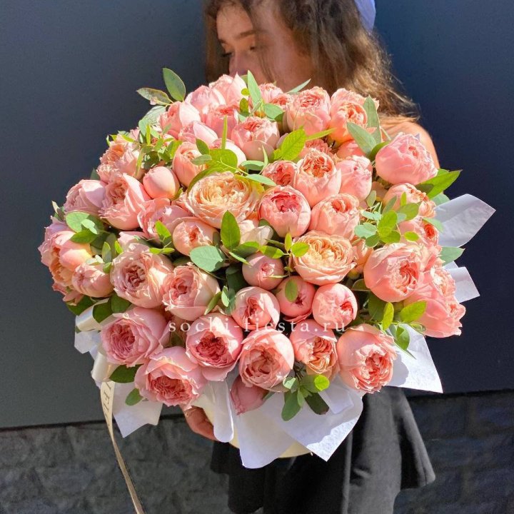 Коробка с цветами "Сиена" в Иркутске