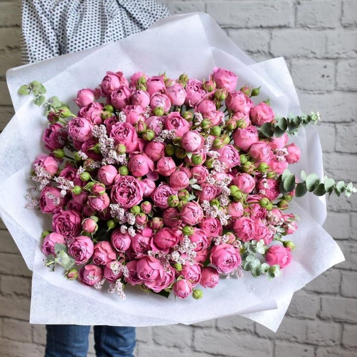 51 кустовая роза в Иркутске