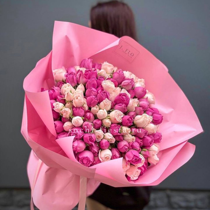 51 кустовая роза  в Иркутске