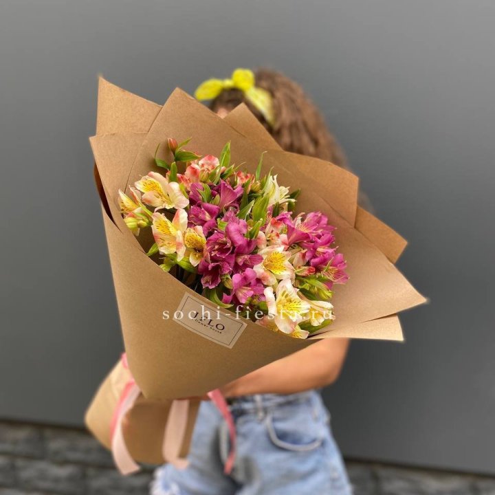 Альстромерии в крафте в Иркутске