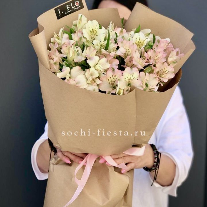 17  альстромерий в крафте в Иркутске