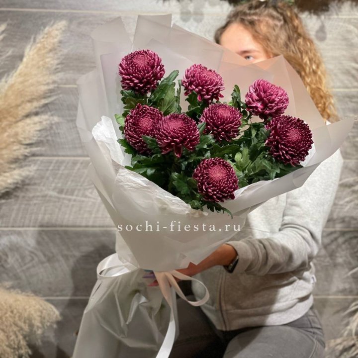 Хризантемы Бигуди в Иркутске